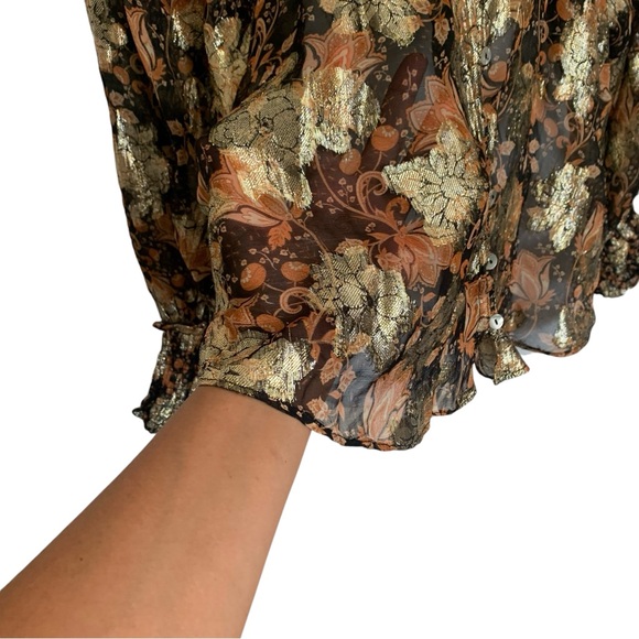 NWOT Free People Scorpion Sheer Blouse Size XS - Picture 11 of 15